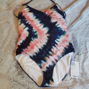Athleta tie-dye one piece swimsuit Large